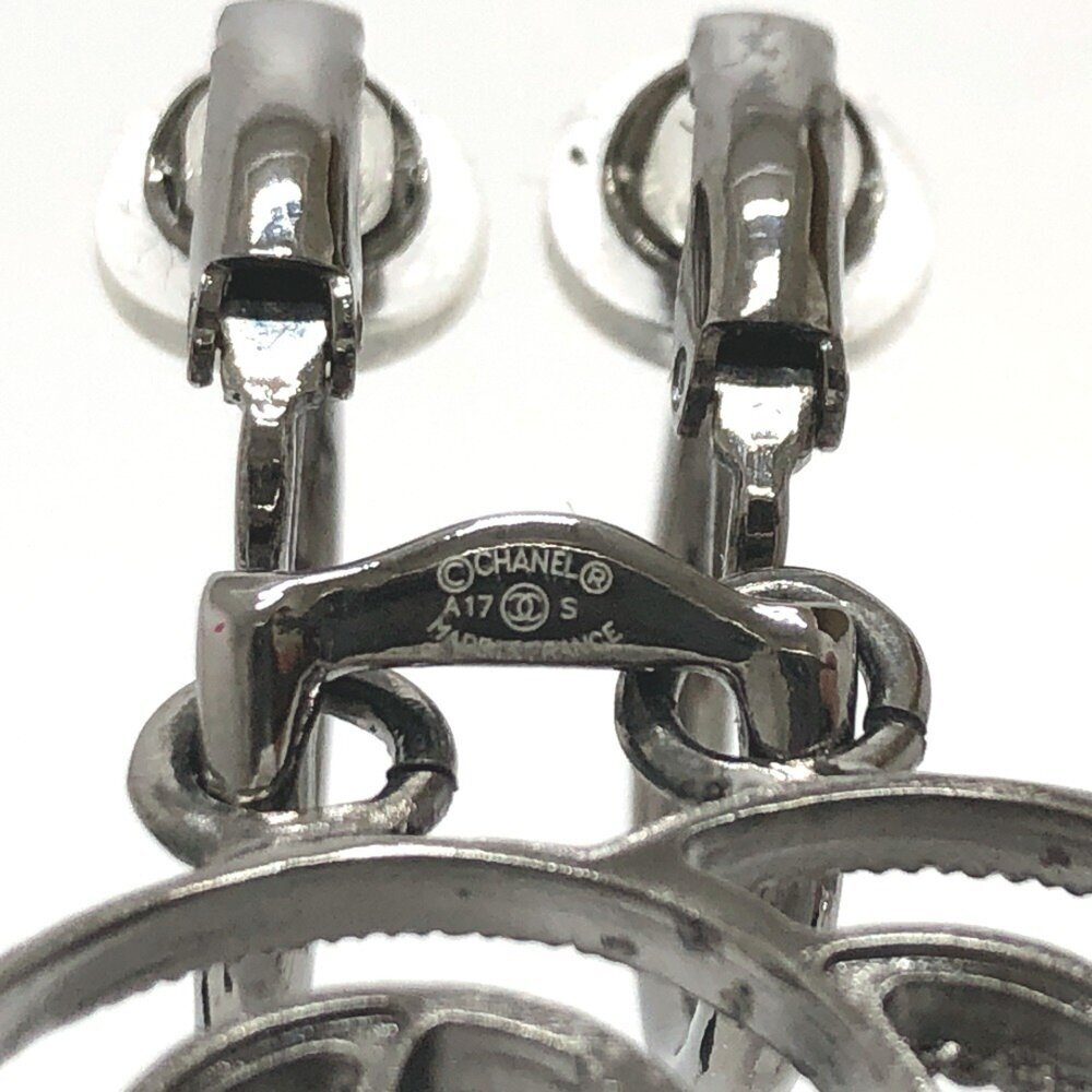 CHANEL Black Logo Earrings - Picture 6 of 9